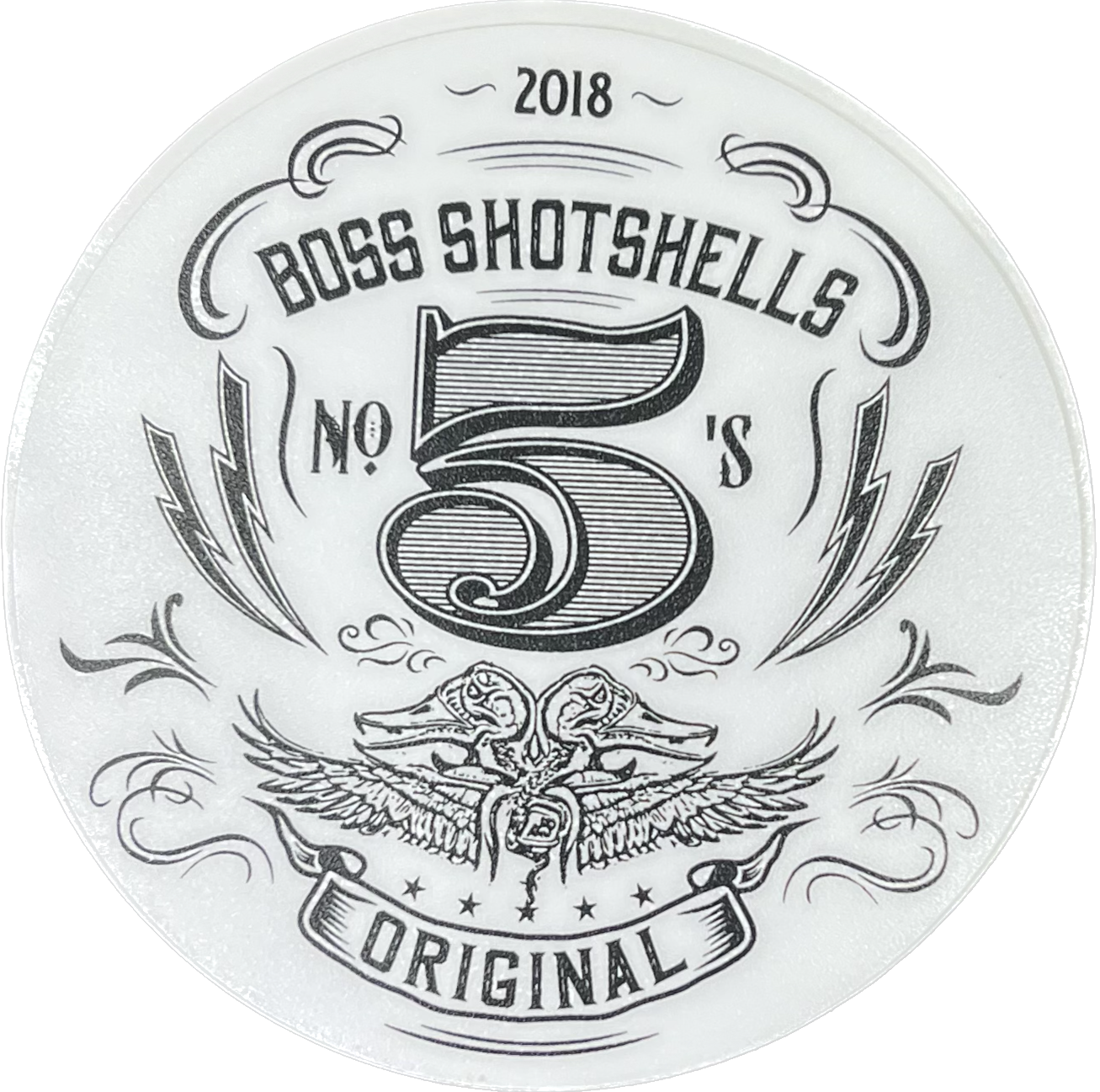 Boss Shotshells: BOSS STICKER No 5's
