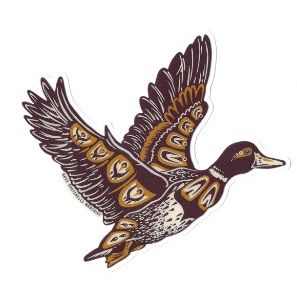 NATIVE DUCK STICKER