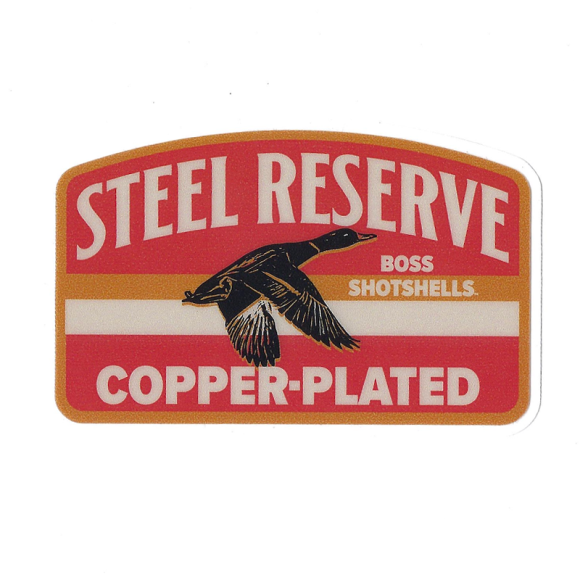STEEL RESERVE STICKER