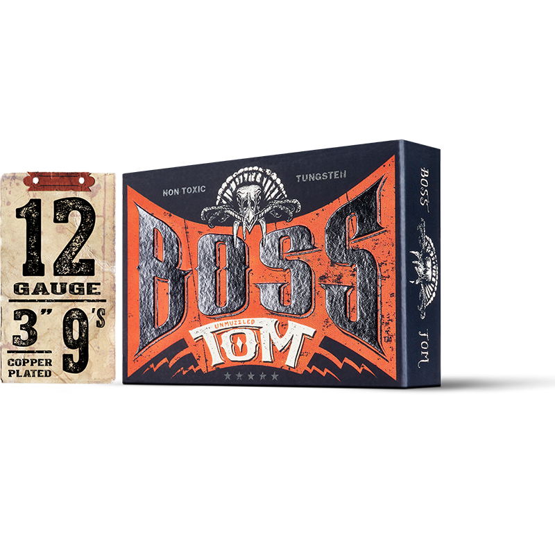 12 GA 3" TOM 18 2 1/2 oz. 9 Boss Shotshells